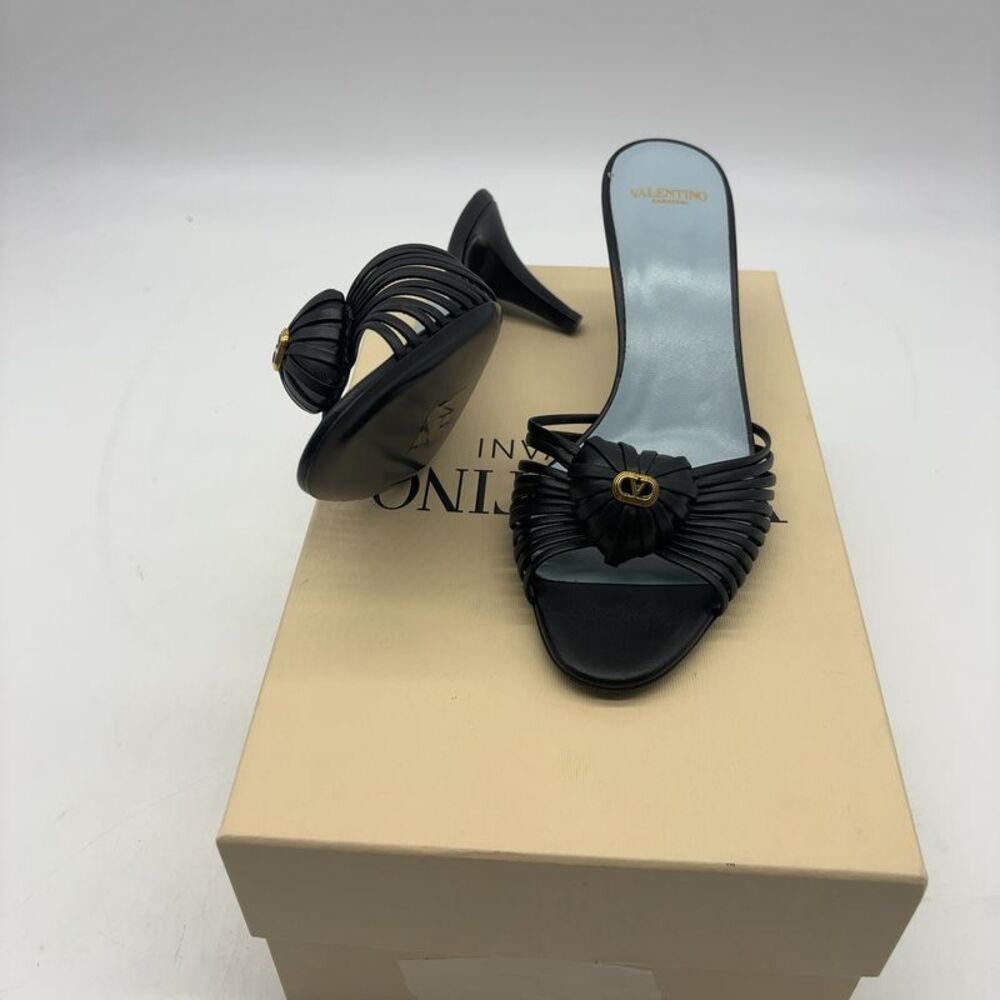 valentino Leather Sandal in Multicolor